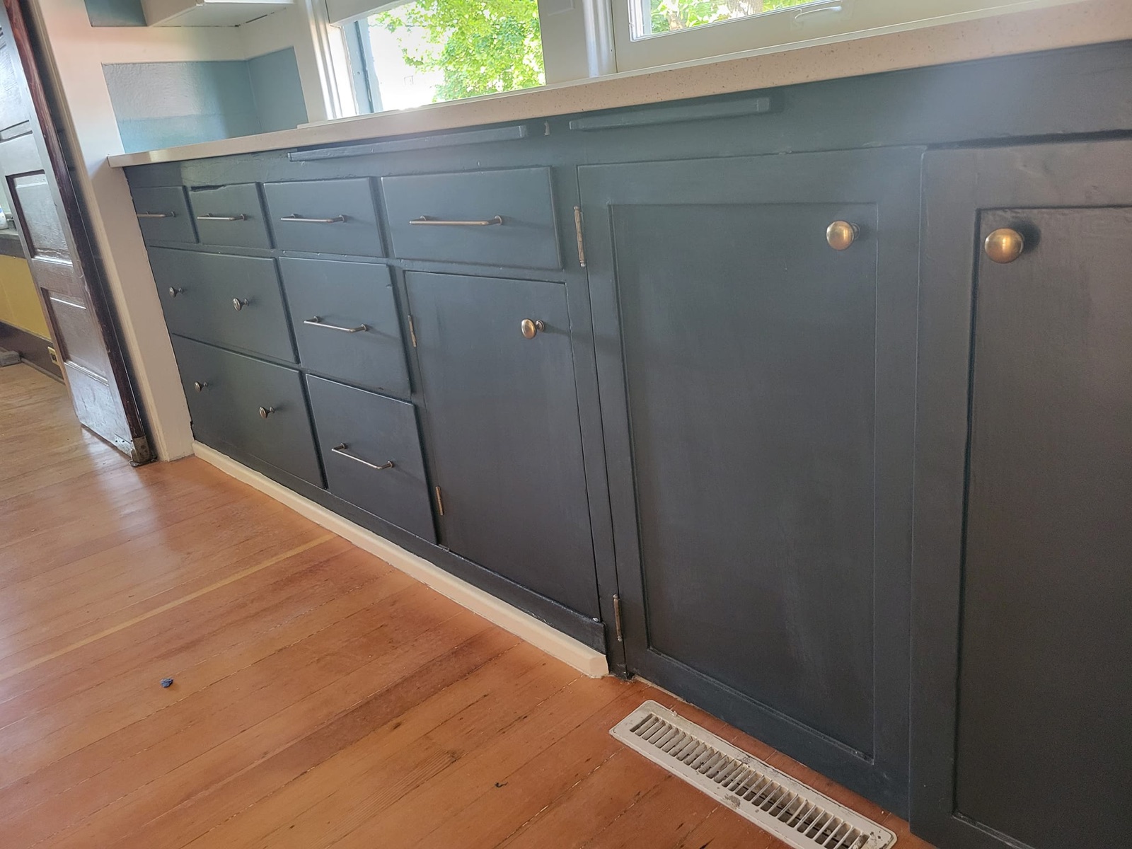 Cabinet Refinish Detail
