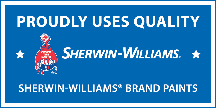 Proudly Finished with Sherwin-Williams